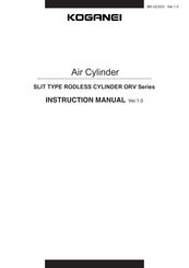 Koganei ORV32 Instruction Manual
