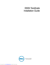 Force 10 E600i TeraScale Installation Manual