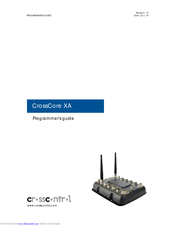 crosscontrol CrossCore XA Programmer's Manual