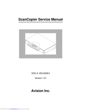 Avision ScanCopier Service Manual