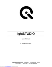 Image Engineering lightSTUDIO User Manual