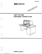 Control Data Corporation CDC 790ICEM Owner's Manual