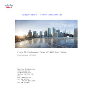 Cisco CP-8832 User Manual