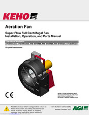 Keho ATS-810XXE5 Installation, Operation, And Parts Manual