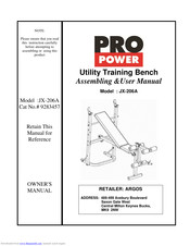 PRO POWER JX-206A Assembling User Manual