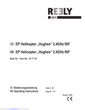 Reely Hughes Operating Instructions Manual