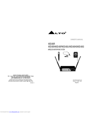Alto MOD-800G Owner's Manual