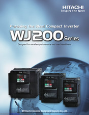 Hitachi WJ200-0015SF Manual