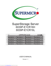 Supermicro 6039P-E1CR16L User Manual