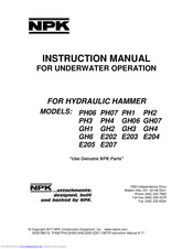 NPK PH07 Instruction Manual