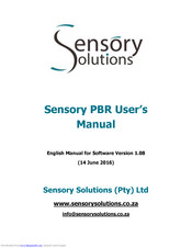 Sensory Solutions PBR User Manual