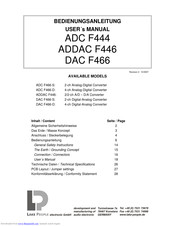 Lake People DAC F466-S User Manual
