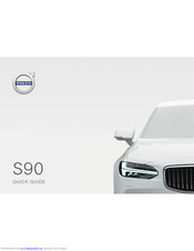 Volvo XC90 2018 Quick Manual