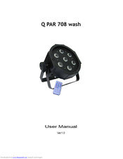STSLITE Q PAR 708 wash User Manual