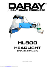 DARAY HL800 Operating Manual