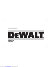DeWalt DWSL18CAP Instruction Manual