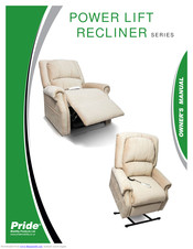 Pride Mobility Power Lift Recliner Series Owner's Manual