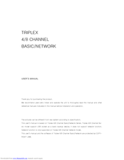 Triplex HS-801STN User Manual