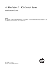 HP FlexFabric 11908-V Installation Manual