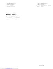 Fleetwood WRS7200 User Manual