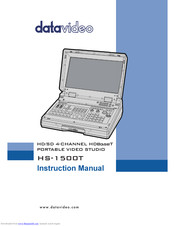 Data Video HS-1500T Instruction Manual