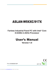 Arbor Technology ASLAN-W900 Series User Manual