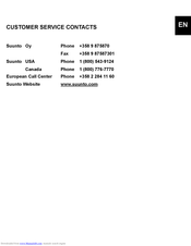 Suunto PC POD Manual
