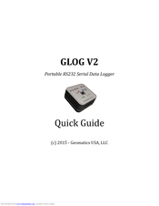 Geomatics GLOG V2 Quick Manual