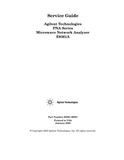 Agilent Technologies PNA Series Service Manual