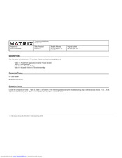 Matrix Fitness 7xi Troubleshooting Manual