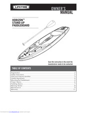 Lifetime HORIZON Owner's Manual