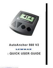 Lewmar AutoAnchor 560 V2 Quick User Manual