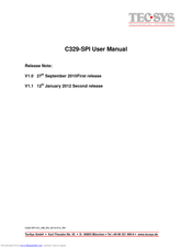 TecSys C329-SPI User Manual