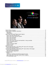Seymour AV Center Stage XD Instructions Manual