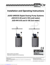 Judo JUD-KH 6-50 Installation And Operating Instructions Manual
