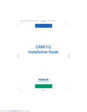 Nokia CARK112 Installation Manual