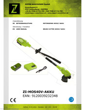 ZIPPER MASCHINEN ZI-MOS40V-AKKU User Manual