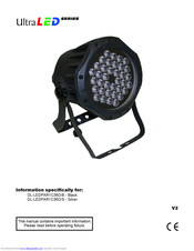 Techni-Lux DL-LEDPAR1C36O/B User Manual