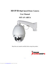 Online Camera Shop SST-AV-ARYA User Manual