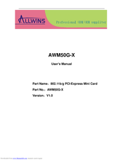 Allwins AWM50G-X User Manual