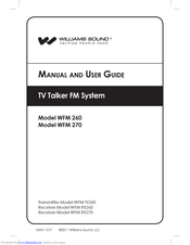 Williams Sound WFM RX270 Manual And User Manual