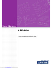 Advantech ARK-3400 User Manual