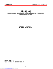 Acrosser Technology AR-B5205 Series User Manual