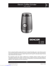 Sencor SCG 2050RD User Manual