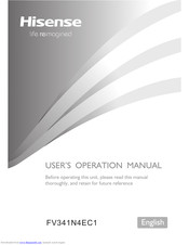 Hisense FV341N4EC1 User's Operation Manual