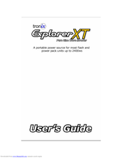 Tronix Tronix Explorer XT User Manual