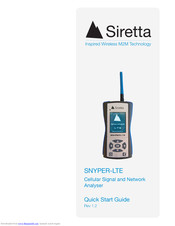 SIRETTA SNYPER-LTE Quick Start Manual