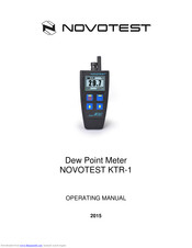NOVOTEST KTR-1 Operating Manual