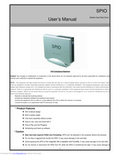 Value Plus SPIO 352 User Manual