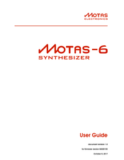 Motas Electronics Motas-6 User Manual